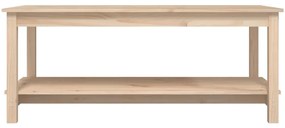 Mesa de centro 110x55x45 cm madeira de pinho maciça