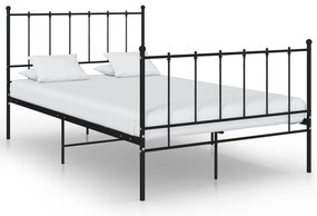 Estrutura de cama 120x200 cm metal preto