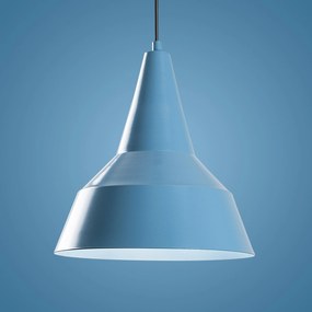 Candeeiro de Teto Saglam – Azul Claro – Ø30 h:35 cm