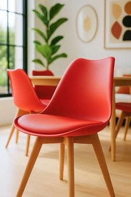 Cadeira Synk Basic - Vermelho