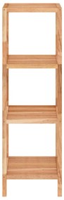 Unidade de prateleiras WC 36x36x112 cm nogueira maciça