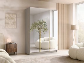 Roupeiro Closico 196, Dourado, Caxemira, 215x150x58cm, 148.5 kg, Portas para roupeiro: Com dobradiças