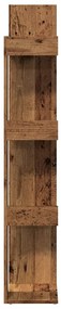 Armário livros madeira antiga 86x25,5x140 cm madeira trabalhada