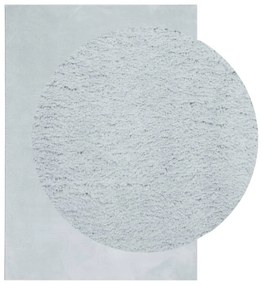 Tapete pelo curto macio e lavável HUARTE 120x170 cm azul