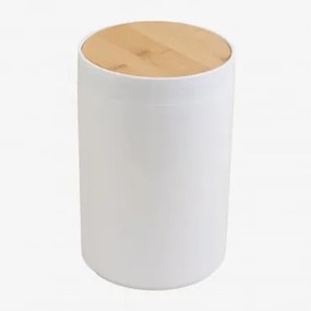 Lixeira Com Tampa Ulysse Branco - Sklum