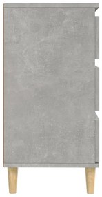 Aparador 60x35x70 cm derivados de madeira cinzento cimento