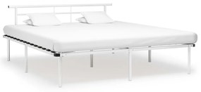 324836 vidaXL Estrutura de cama em metal 180x200 cm branco