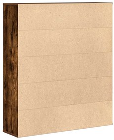 Estante 89x24x101,5 cm derivados de madeira carvalho fumado
