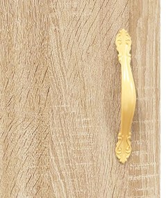 Armários de parede 2 pcs 69,5x34x90 cm carvalho sonoma