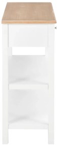 Aparador 110x35x80 cm MDF branco
