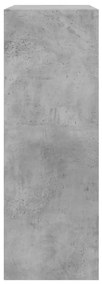 Sapateira 80x34x96,5 cm derivados de madeira cinzento cimento
