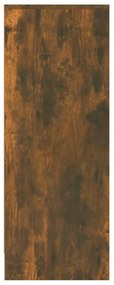Sapateira 60x35x92 cm derivados de madeira carvalho fumado