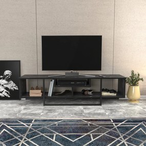Móvel para TV Asal – Preto – 150x35,2x40 cm