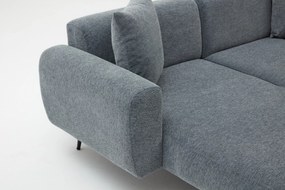 Sofá de Canto Side – Antracite – 252 x 77 x 82 cm
