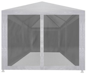 Tenda para festas com 6 paredes laterais em rede 6x3 m
