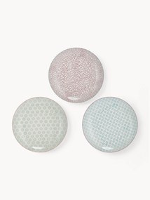 Prato de jantar pintado à mão Patrizia, conjunto de 3