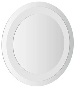 Espelho de casa de banho com luzes LED redondo 30 cm