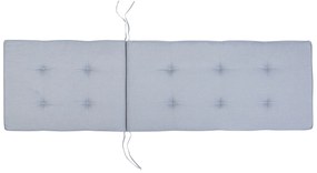 Almofada complementar para espreguiçadeira 192 x 56 x 5 cm azul CESANA Beliani