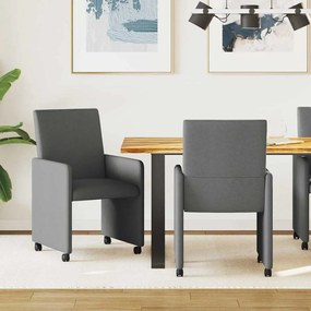 vidaXL Cadeiras de Jantar 2 pcs Cinzento escuro 57 x 66 x 94 cm tecido