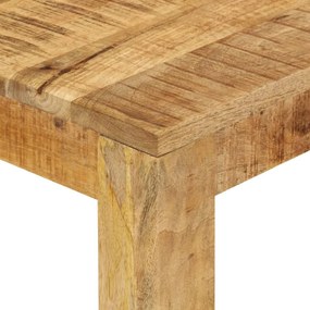 Mesa de jantar 110x55x76 cm madeira de mangueira maciça