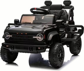 Carro elétrico para crianças 3 a 6 anos 12V Ford Bronco com tração traseira, licenciado (1 Lugar) bateria de lítio, leitor de MP3 com entrada USB, luz