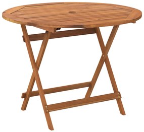 Conjunto de jantar p/ jardim 5 pcs madeira de acácia maciça