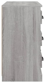 Aparador 70x35,5x67,5 cm derivados de madeira cinzento sonoma