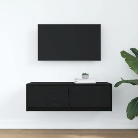 Móvel de TV 80x31x25,5 cm derivados de madeira carvalho preto