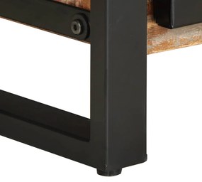 Mesa de centro multicor 90x50x36 cm madeira maciça recuperada