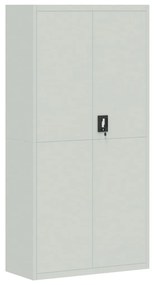 Arquivador 90x40x220 cm aço cinzento-claro