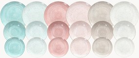 Conjunto de loiça em porcelana Metropolis, 6 pessoas, conjunto de 18