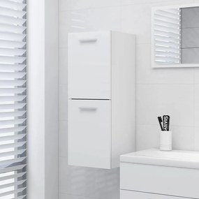 Armário de casa de banho 30x30x80cm derivados de madeira branco