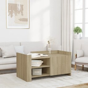 Mesa de centro 100x50x50cm derivados de madeira carvalho sonoma