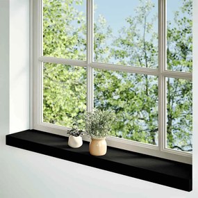 Soleiras da janela 2 pcs 90x15x2 cm carvalho castanho-escuro