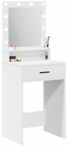 Mesa de Maquiagem vidaXL com Luzes LED Brancas 50x41x135 cm