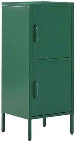 Armário com 2 portas de metal verde HURON Beliani
