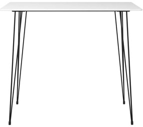 7 pcs conjunto de bar branco
