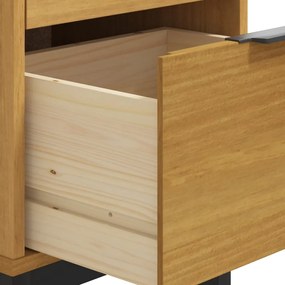 Mesa de cabeceira FLAM 40x35x80 cm madeira de pinho maciça