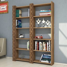 Estante City – Nogueira – 124,6x170x24,2 cm