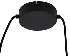 Candeeiro Pendente Japandi Preto com Bambu 2 Luzes - Kea