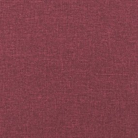 Sofá de 2 Lugares Chloé - Em Tecido - Cor Vermelho Escuro - 138 x 77 x