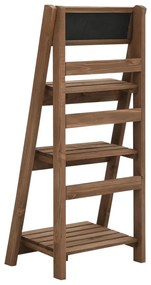 Suporte plantas c/ quadro-negro 3 prateleiras 40x30x90 cm abeto