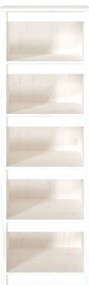 Estante 50x35x154 cm madeira de pinho maciça branco