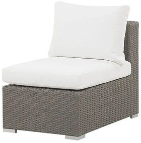 Conjunto de jardim modular 8 lugares em rattan sintético taupe MAESTRO II Beliani