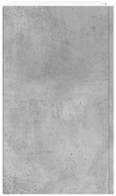 Armário parede 75x35x60 cm derivados madeira cinzento cimento
