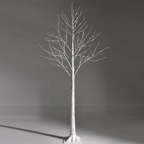 Luminária de árvore 180 cm imitação de bétula com luzes LED