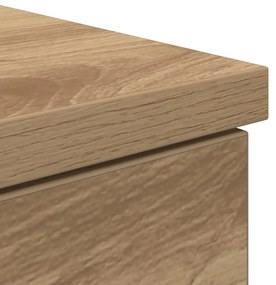 Mesa vidaXL Artisan Carvalho 140x49x76 cm Madeira de engenharia