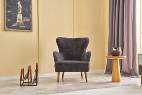 Cadeira Wing Karina Prestij – Antracite – 73x87x80 cm