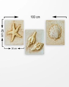 Pintura Decorativa MDF MDF0097 – Multicolor – 30 x 40 cm (3 Peças)