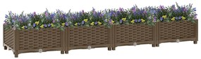 vidaXL Canteiro elevado 160x40x23 cm polipropileno
